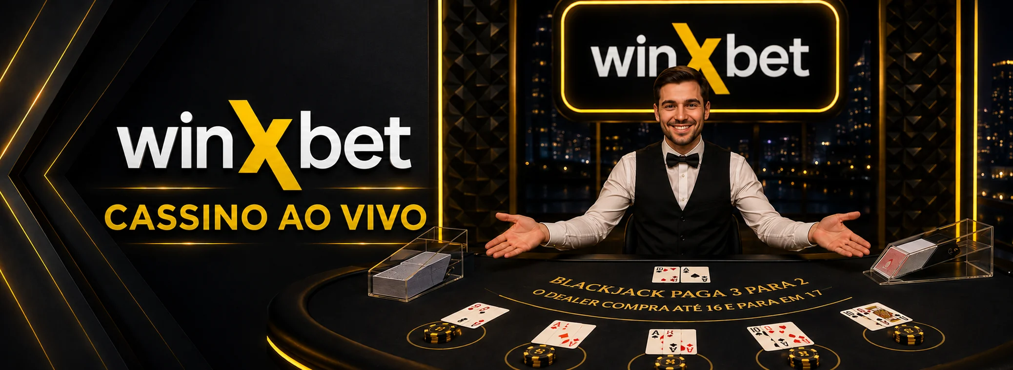 Cassino ao vivo com crupiê em português